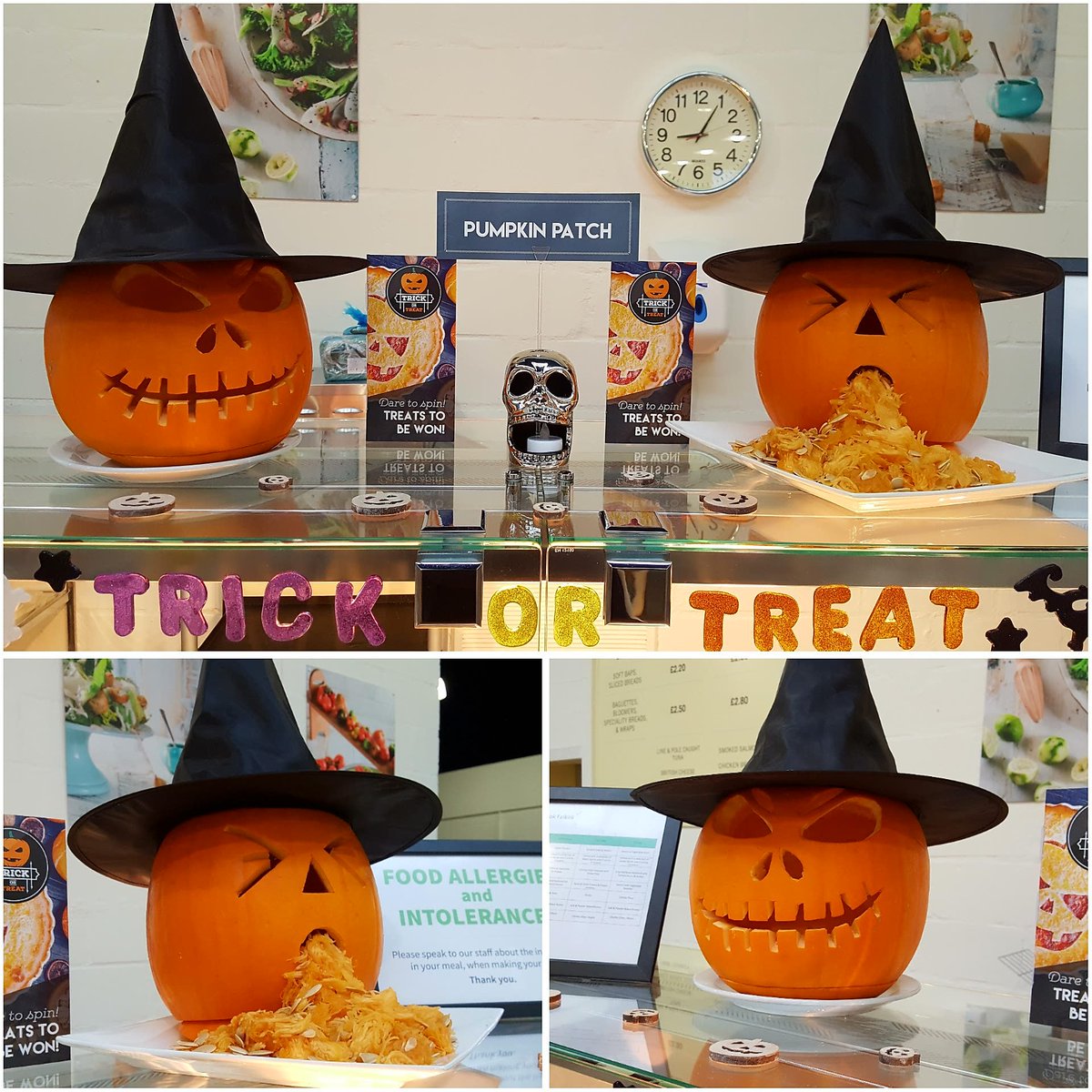 ken__moodie's tweet image. Happy Halloween 🕸🎃🦇🕷👻♠️😈
plus a satisfied customer purchasing one of our carved pumpkins #nowaste #halloween @BaxterStorey  @5cottyDD