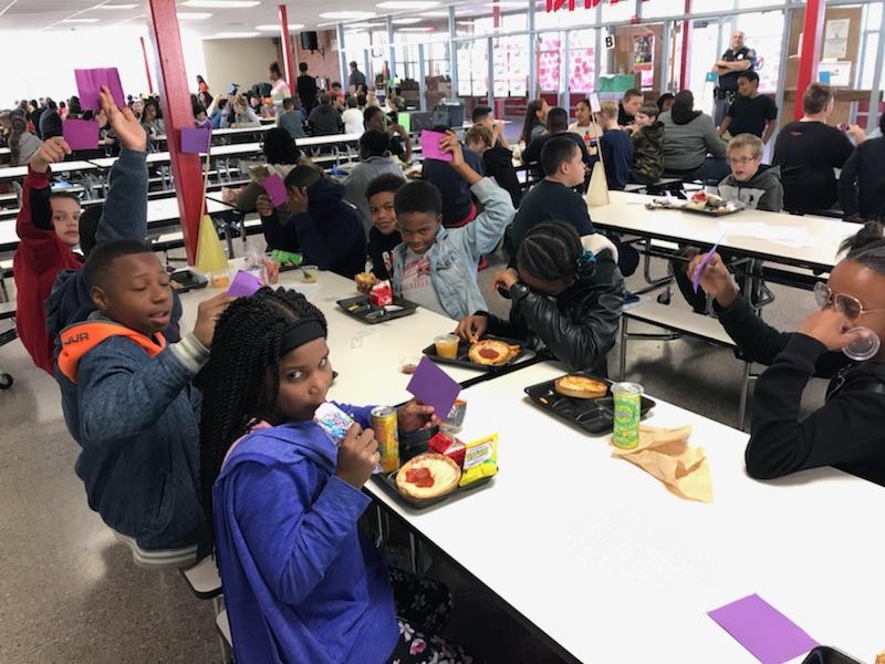 lmussini1's tweet photo. Mix It Up Day at lunch at MRMS. Tolerance, acceptance, respect, anti-bullying @BCPScounseling @MRMSlions @CbyersChristina @willbateszone3 https://t.co/a4uduaMKDV