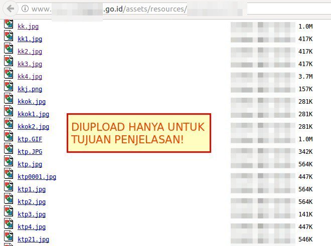 JejaringOrg's tweet photo. 9. Googling saja, banyak data TERBUKA berisi scan KK/ KTP. Bisa diakses publik, bahkan dari web pemerintah. Bukan hacking #ProblemRegSIMcard https://t.co/X6Eqoap3P3
