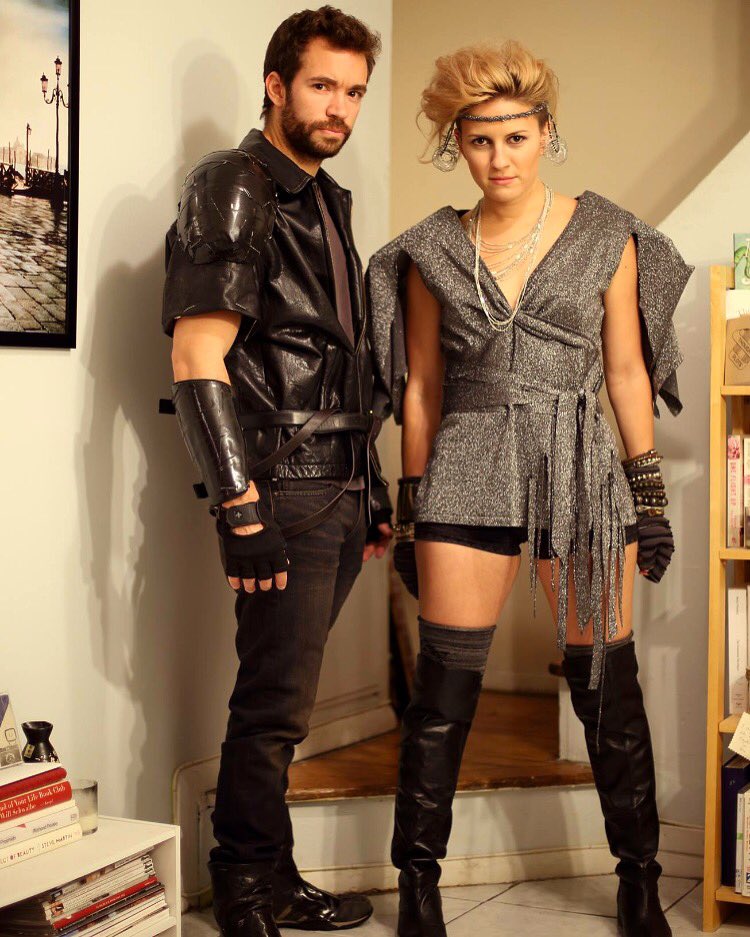 JustinLaRocca's tweet image. #happyhalloween! Here's a halloweengoneby when @raydenesalinas and I were #madmax and #auntieentity from #madmaxthunderdome. #werethecoolest
