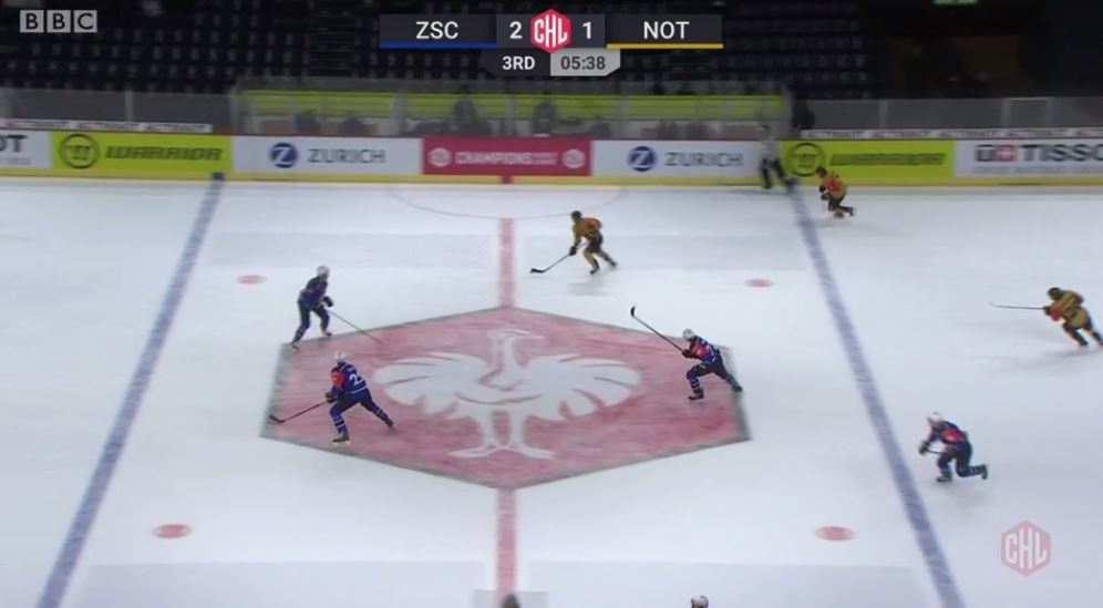Nottingham Panthers trail ZSC Lions 2-1 in arguably the biggest game in their history.

Watch live: bbc.in/2ikNev9