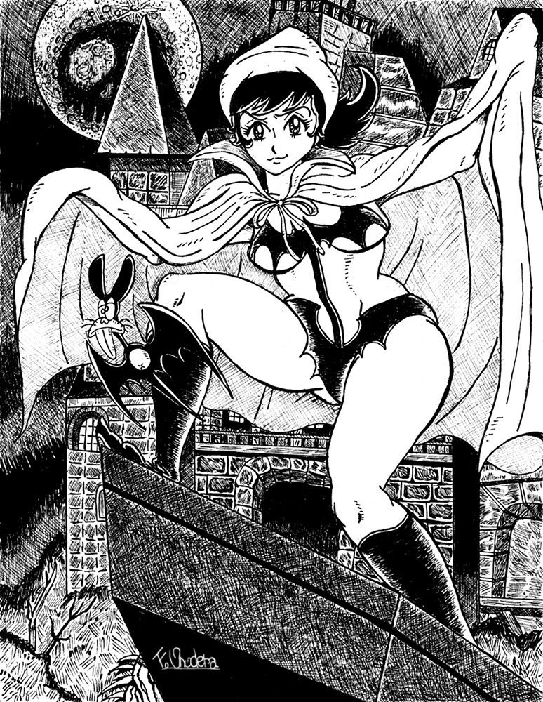 Happy Halloween! Today's addition to my Shotaro Ishinomori Girls