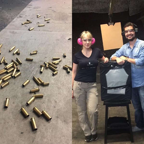 MCARMORCOMPANY's tweet photo. Always testing the products!! Shooting #thinblueline #lawenforcement #mcarmor #ballistics  #youneverknow #fashion #discreet #HalloweenTODAY https://t.co/iCrucDFeot