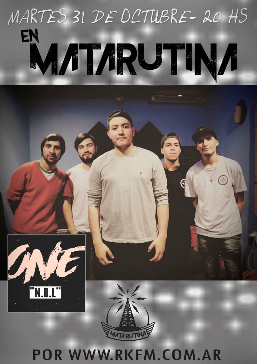 MataRutina's tweet photo. HOY!! EN VIVO! One Rock!

Link para escucharnos

https://t.co/gtgqFz6sCF https://t.co/N0XmVQQa49