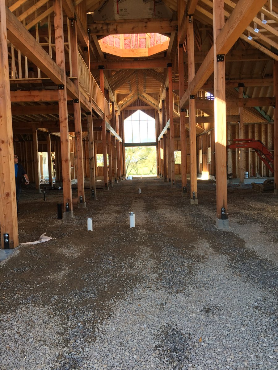 Alstructural's tweet image. Another project closing in for the winter  the push is on