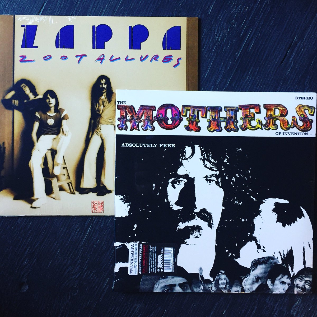 mindbombrecords's tweet photo. Now In Stock: Couple New #Zappa #Vinyl Reissues.
#frankzappa #zootallures #absolutelyfree #zapparecords https://t.co/tpk54Rfc9x