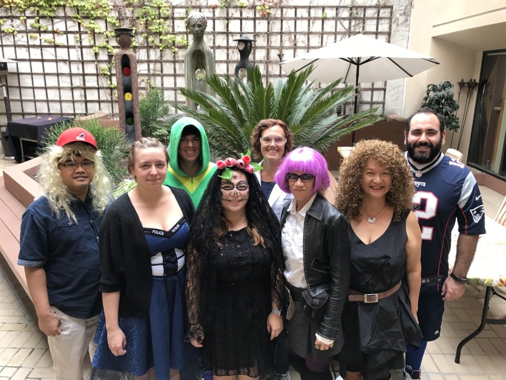 flashpoint_mktg's tweet image. #HappyHalloween from the cosplayers at Flashpoint Marketing! Congrats to our #CostumeContest winner: Dr. River Song! #DoctorWho