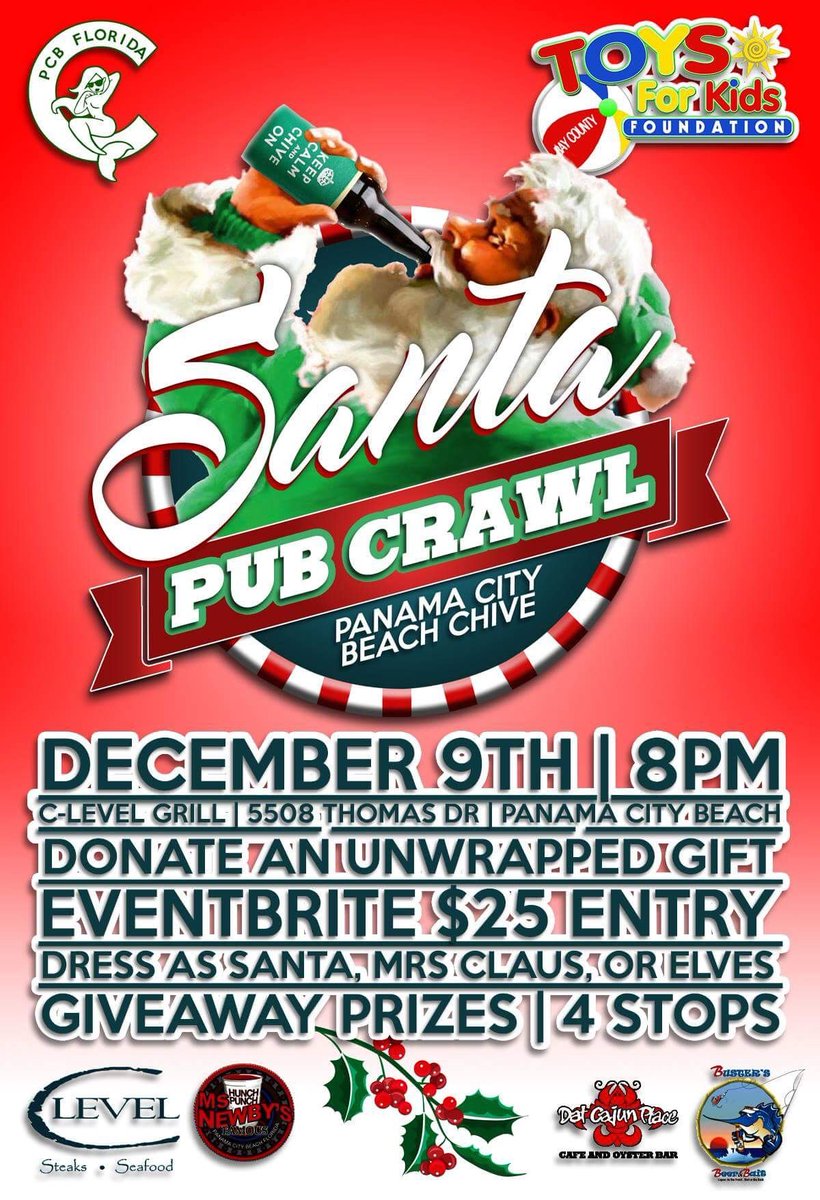 Get your 2nd Annual Santa Pub Crawl tickets now! buff.ly/2xG8yll