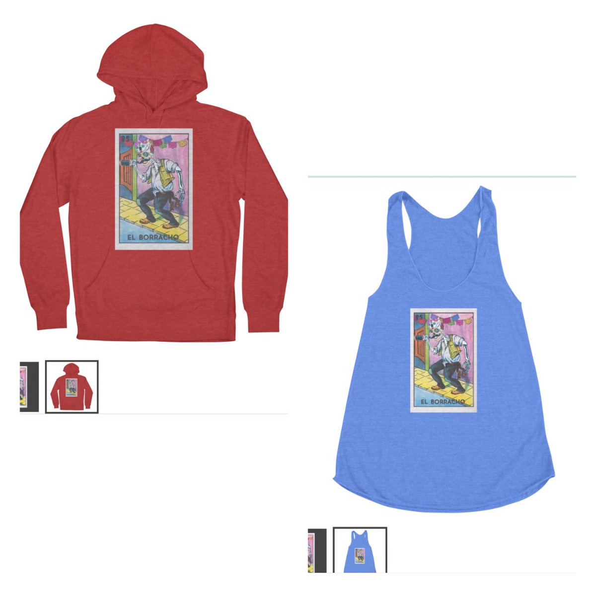 8WhiteDragon's tweet photo. Día de Muertos 
#elborracho #laloteria #art #design #artwork #artist #artistic #tankgirl  #pullover @threadless 
https://t.co/dnmnC1jdOh https://t.co/7JFZoq54UM