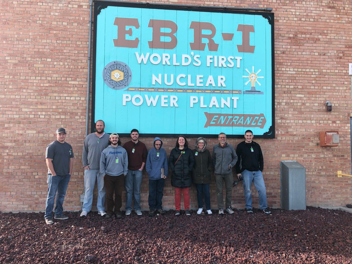 HistoryISU's tweet photo. Asst. Prof. Robey took students on a trip to INL recently. Learn more about U.S. Nuclear History in her spr. 18 course Atoms to Atom bombs. https://t.co/RIHKgvfuhU