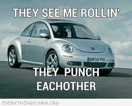 AmbrBruce's tweet photo. VW Beetles never know how much pain they cause a lot of us. I can attest to this pain. https://t.co/4atMJT4sNW