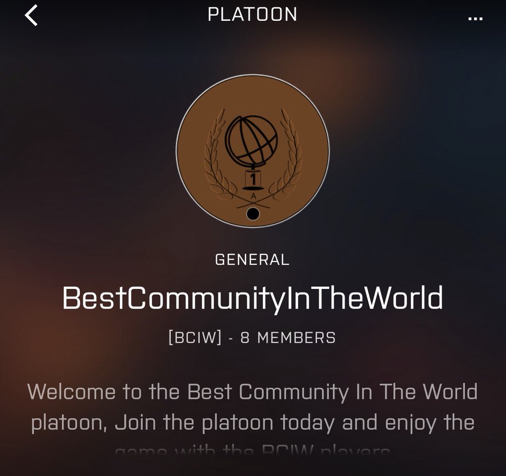 Gaming_UAE's tweet photo. @Braddock512 @Battlefield I just submitted a request for the BCIW platoon, hopefully it will get verified ✌️ https://t.co/ZZeTY1IwvG