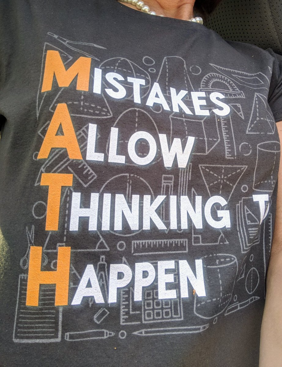 ThyMathMajesty's tweet photo. Great insights from our crew during Part 3 Growth Mindset PD.
I also got to wear my new shirt that went along with the topic.
#joco2020 https://t.co/1IrnFxAsTf
