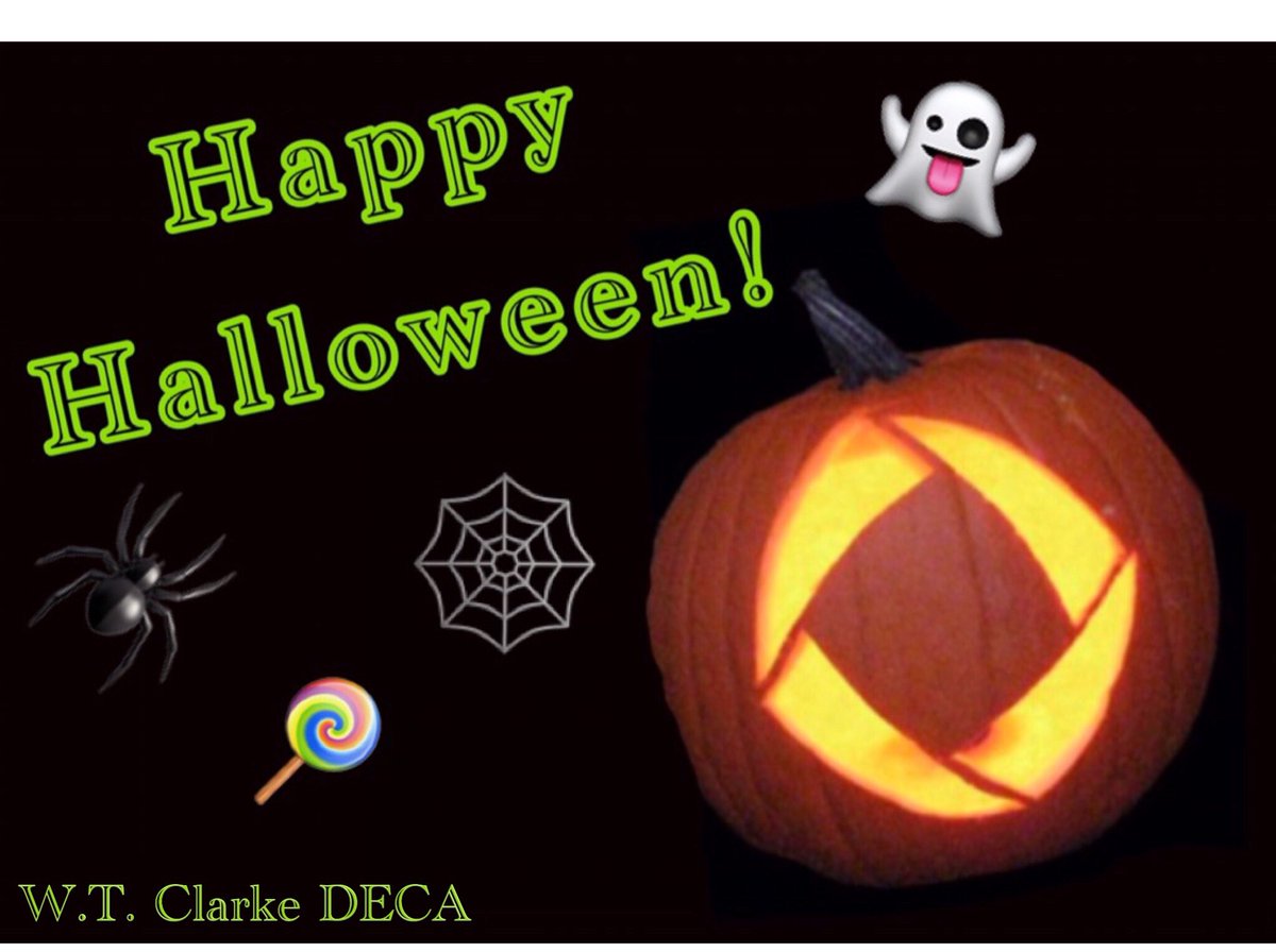 Clarke_DECA's tweet photo. Happy #DECAhalloween! 🎃🕷🕸🍬👻 https://t.co/VuL4mc4fRN