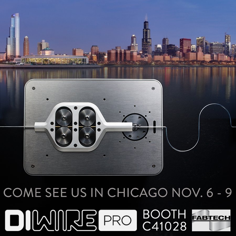 We are going to be at <a href="/fabtechexpo/">FABTECH</a> in November! Stop by our booth and bend some wire if you will be there too!