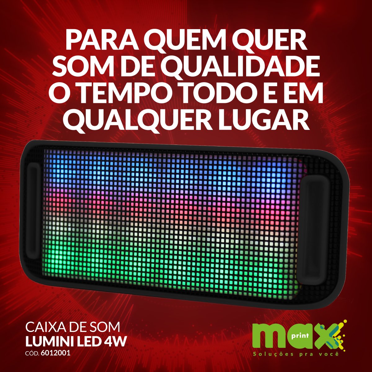 oficialmaxprint's tweet photo. Ouça suas músicas em qualquer lugar com a CAIXA DE SOM LUMINI LED 4W. 🙌

https://t.co/mYodDqLD6Y

#Maxprint #Música #SoluçõesPraVocê https://t.co/UWTN2dgmFf