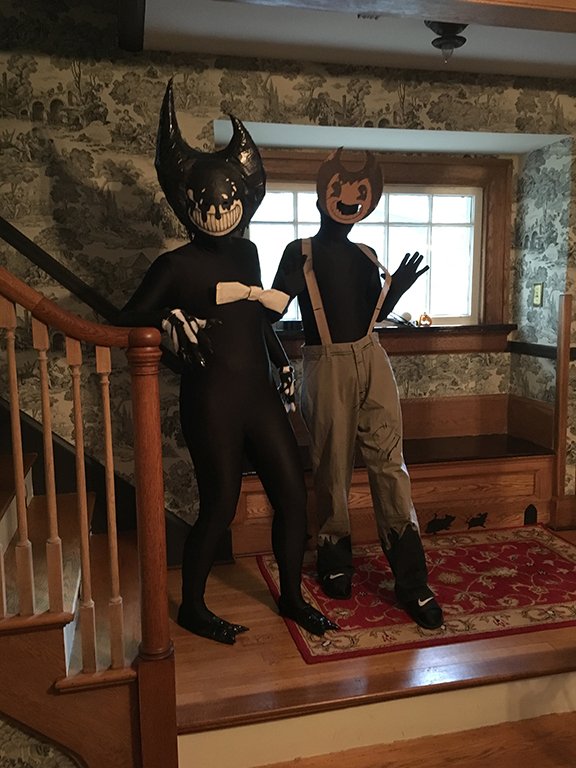 Scyrel 💀 on Twitter: &quot;My Ink Bendy costume and Sammy Lawrence
