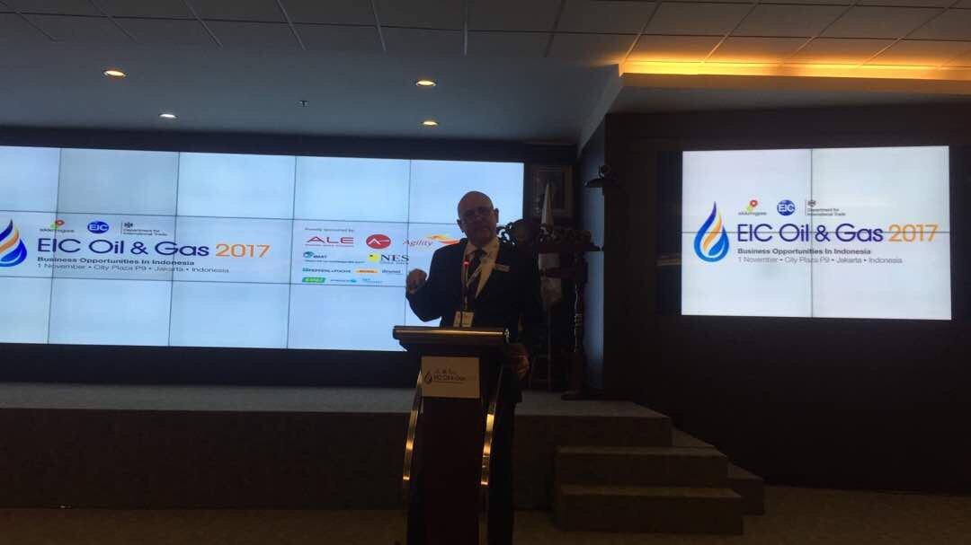 TheEICEnergy's tweet photo. EIC CEO @Stu_BroadleyEIC opens EIC Oil &amp; Gas Indonesia in Jakarta, the biggest UK inward delegation to the country for more than 10 years! https://t.co/mY0E8DtUQB