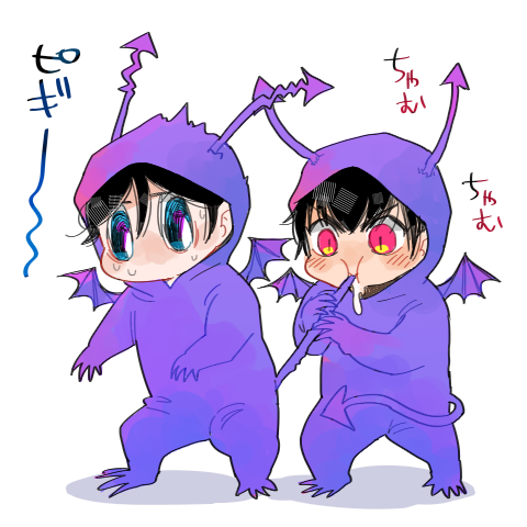 ハロウィン間に合わなかったんで今さらですが去年に引き続きハッピーハロウィン……🎃😈👿 