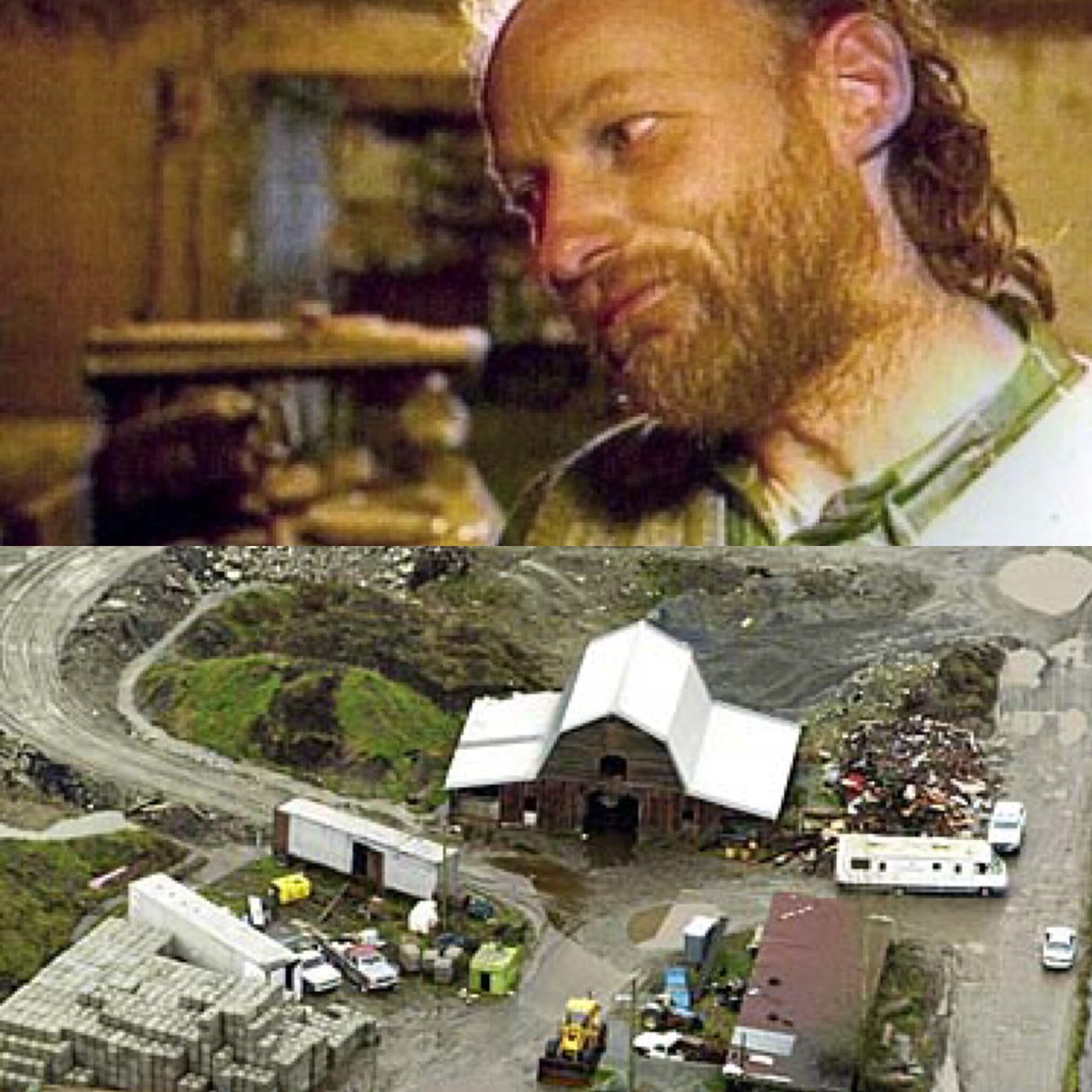dlevanchuk's tweet photo. @chuntttttt Pickton’s pig farm. Robert Pickton was a serial killer pig farmer, who murdered 49 women on his property. #snapchunt https://t.co/o2wufUoLxI