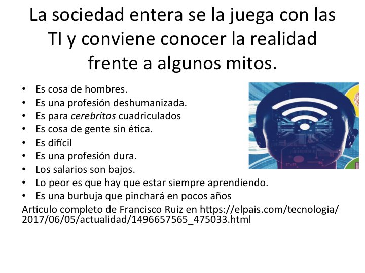 Como informatic@ ¿te preocupa la imagen de la profesión que proyectan los medios y redes sociales? #inf40 #infcoddii <a href="/coddii_org/">CODDII</a>