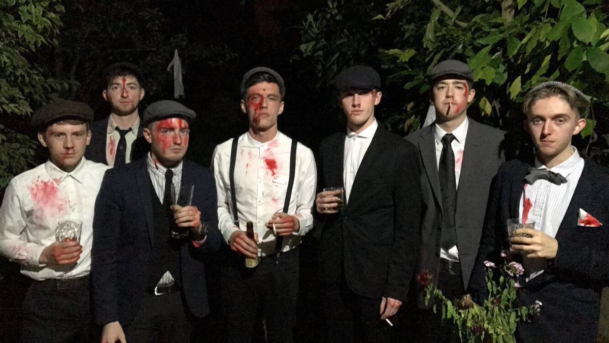 BBCTwo's tweet photo. @HattyCollier @ThePeakyBlinder We’re definitely impressed, but we’re more concerned with the ACTUAL GHOST lurking in the background 😱 https://t.co/5j7Ri3hf3p