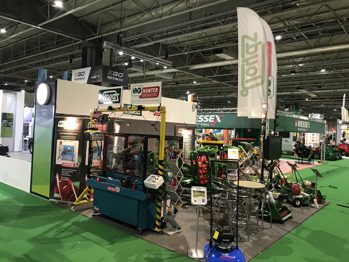 Stand set up ready to welcome visitors to L057 at Saltex come visit us