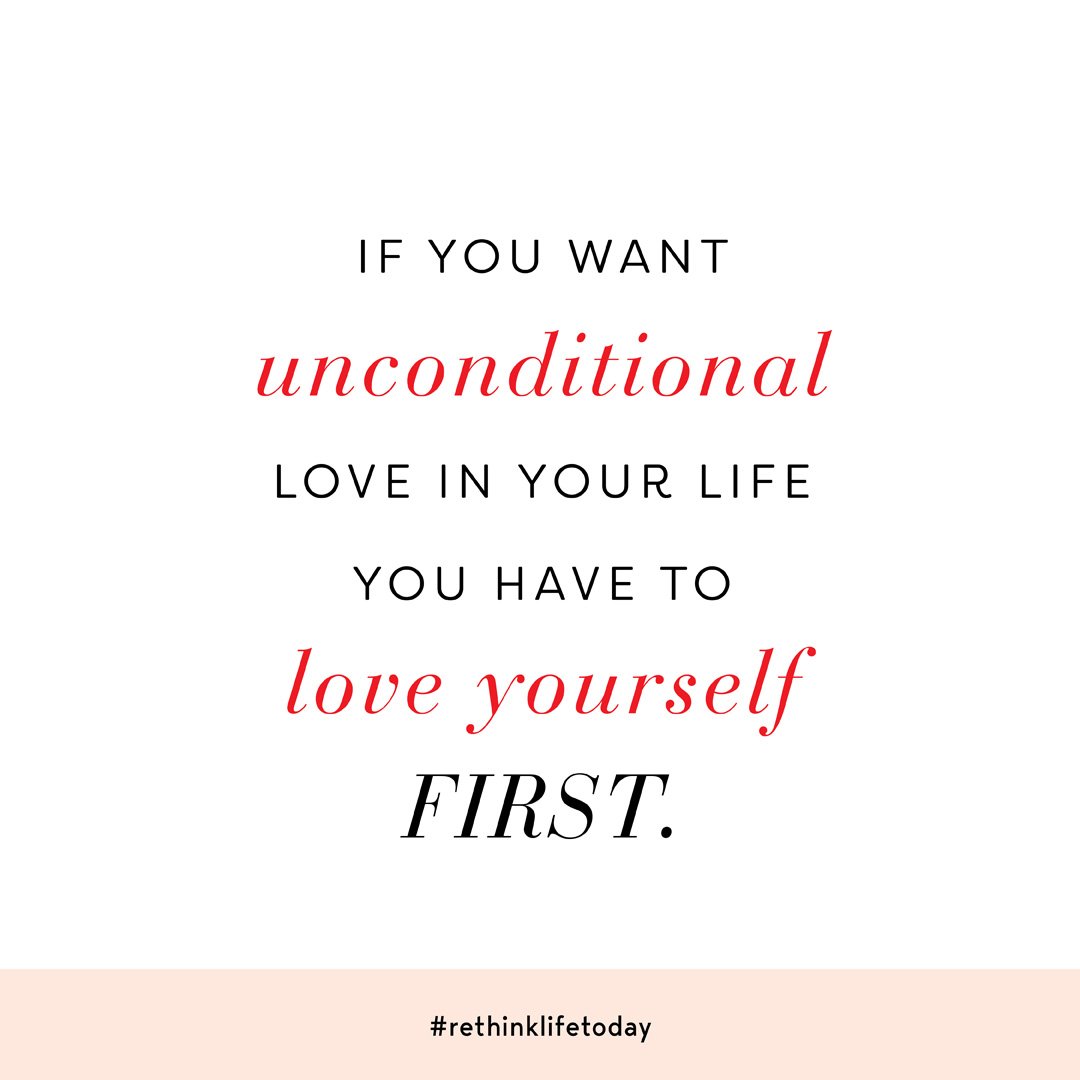monicaberg74's tweet photo. If you want unconditional love if your life you have to love yourself first. https://t.co/wQXuHMF3qI