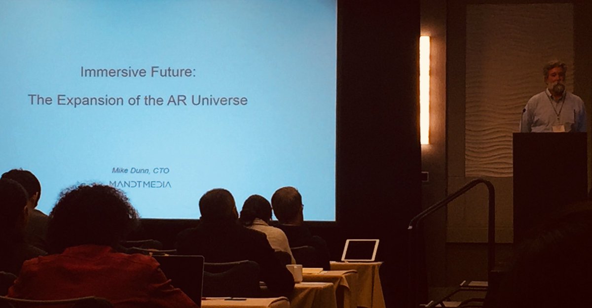 olga_media's tweet photo. #UXNext in Crowne plaza Palo Alto, Palo Alto, CA. Mike Dunn, CTO, MANDT VR during the UX Net Conference https://t.co/YPhF03HKDw