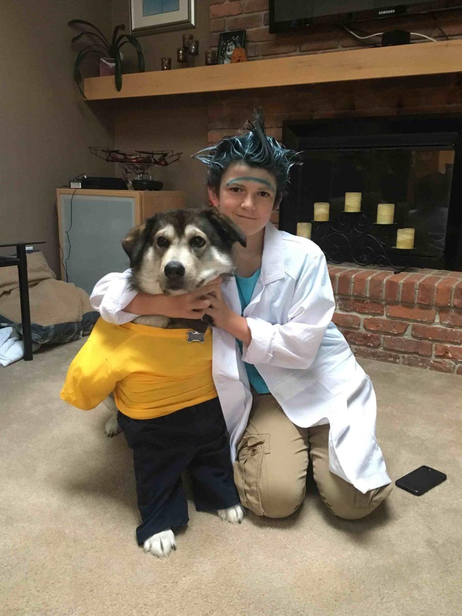 Happy Halloween <a href="/JustinRoiland/">Justin Roiland</a>, my kids and I love your show. Check this out