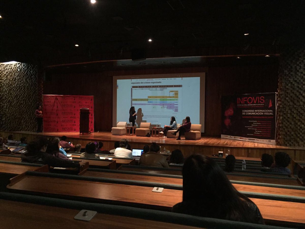 NarcoData's tweet photo. Esta tarde, @_Yosune estuvo en el Congreso Internacional de Comunicación Visual @INFOVIS_ presentando el trabajo de @NarcoData 🤜  🤛 https://t.co/5PXdJaM31s
