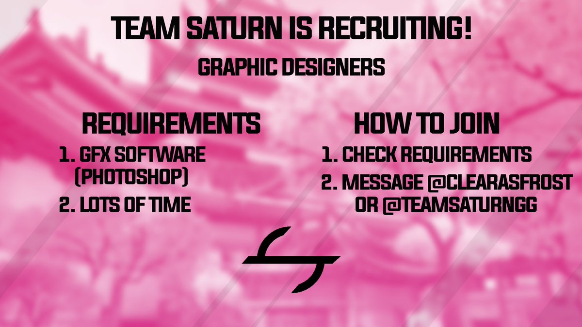 ClearAsFrost's tweet photo. Who needs a team? DM! @ClearAsFrost @TeamSaturnGG 

@HyperRTs @GFXCoach @Bear_Retweets @NightRTs @FlyRts @FindMeClan @FindMeAClan https://t.co/73ZQ3utCZu
