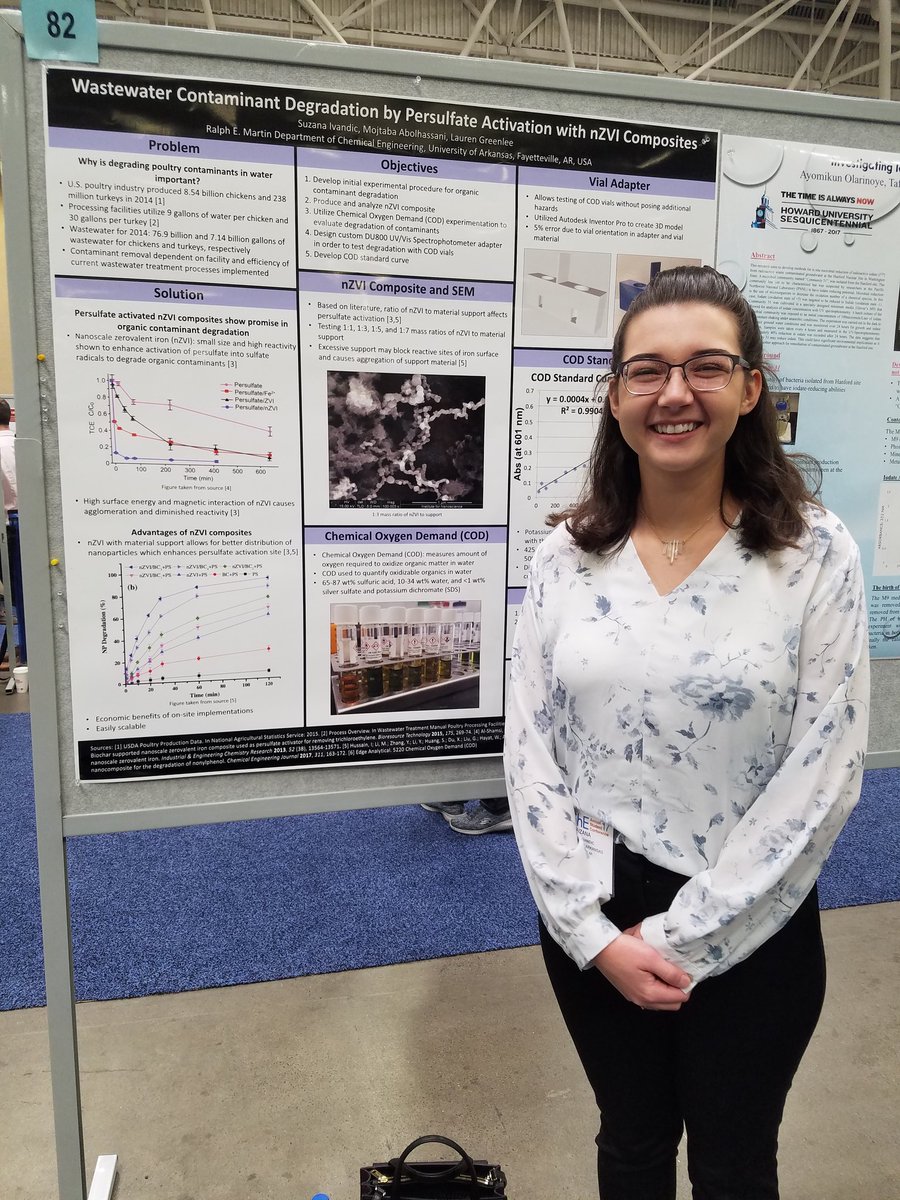 Congrats to Suzana Ivandic, CHEG undergrad and 3rd place poster presentation winner.