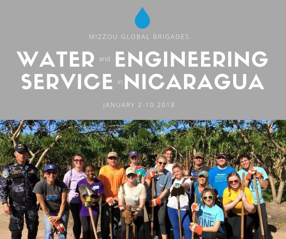 MizzouGB's tweet photo. Want to help bring clean water to communities in Nicaragua? All majors can join Water Brigades at Mizzou! Contact us for more info https://t.co/hqMUbHcjIq