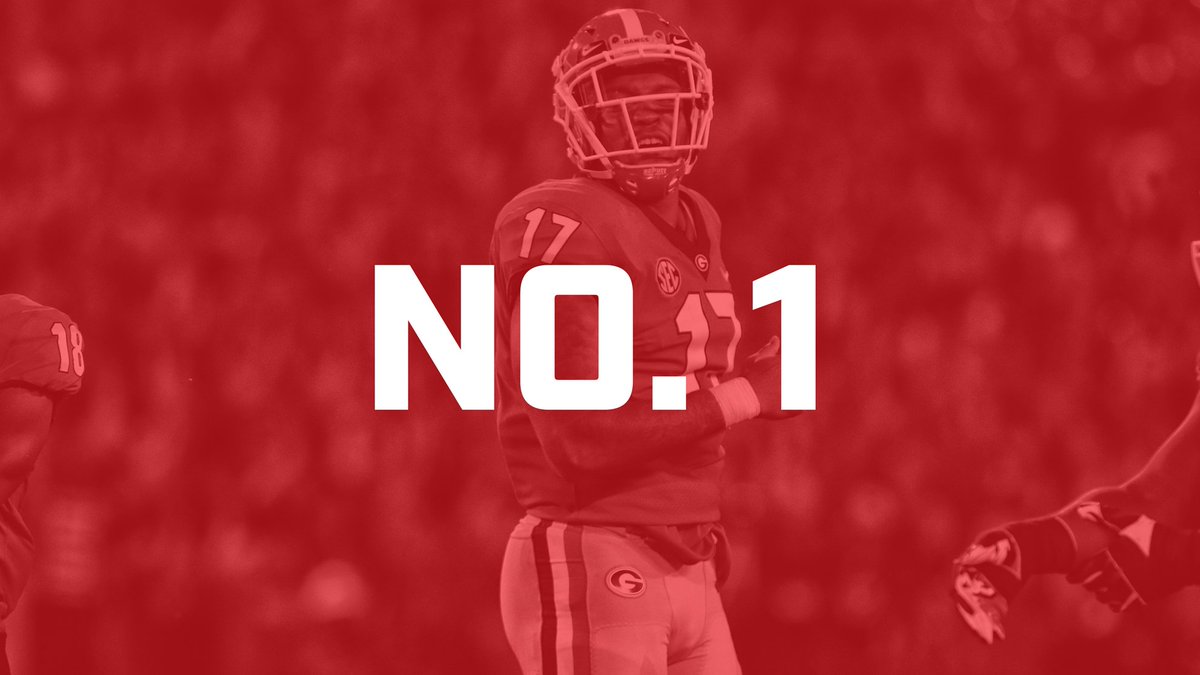 SEC's tweet photo. No. 1⃣ - @FootballUGA
No. 2⃣ - @AlabamaFTBL https://t.co/gfYg1HWTRV
