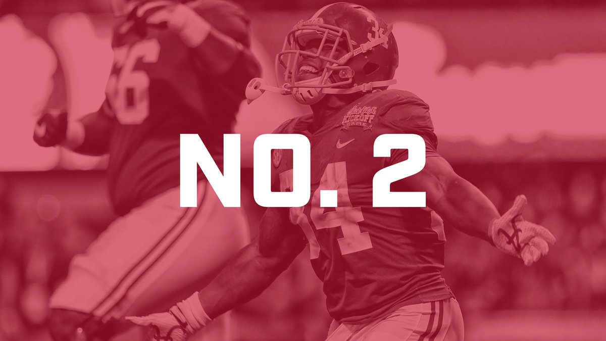 SEC's tweet photo. No. 1⃣ - @FootballUGA
No. 2⃣ - @AlabamaFTBL https://t.co/gfYg1HWTRV