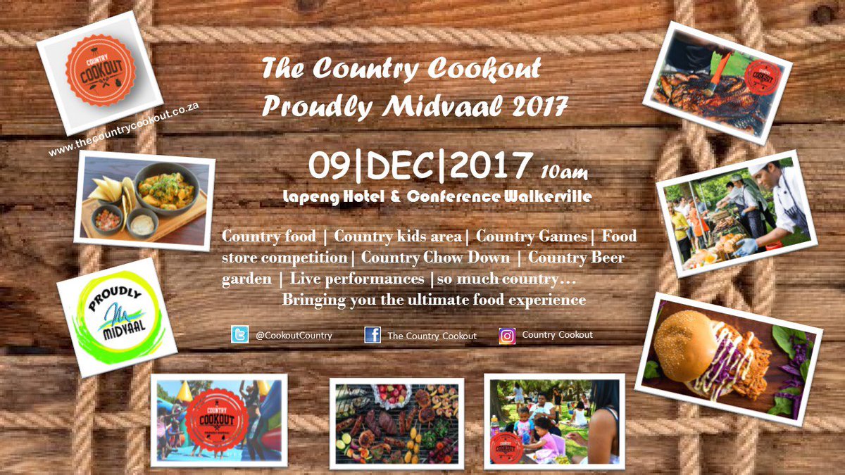CookoutCountry's tweet photo. @lerato_sethusa @ChrisMoloisane @Chefkhumalo @streetfoodsf @MidvaalLM @laporsh1 @MsNzima https://t.co/B9Z6UEzPdd
