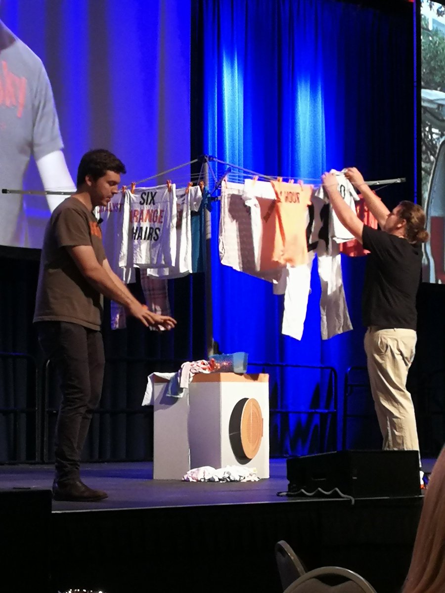 AH_at_the_wall's tweet photo. A privilege to hear the @OrangeSkyAU story, thankyou Nic and Lucas "conversations change our lives" @biigqld #biig2017 https://t.co/XcFJ2TZcy8