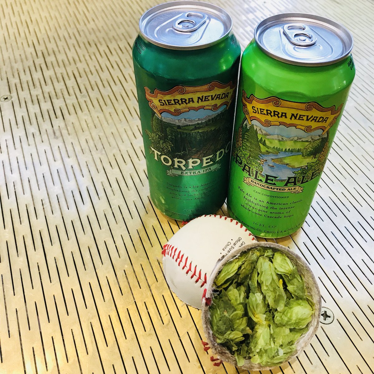 SierraNevada's tweet image. What’s all this talk about #slickballs? Clearly these babies are all hopped up. #WorldSeries #slickgate #WorldSeriesGame6