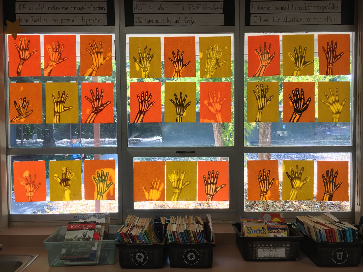 Learned about the bones in our hand today for science...then created X-rays to go with the lesson! #dreambig #choosekind