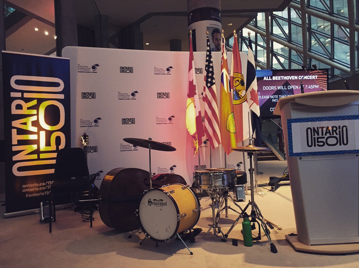 MilestonesTrio's tweet photo. Great to be in the historic @roythomsonhall this evening for the @AmericasForum #TGF #RoyThomson https://t.co/RWMa8FNT2c