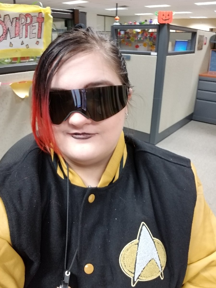 YTJoblessGeek's tweet photo. And with that Ens. Tilos Mel ends their time on Cubicalhell to return to the #USSSallyRide Better get my reports in to @ChaiKovsky Cmd. Rue https://t.co/IN7EcqknKj