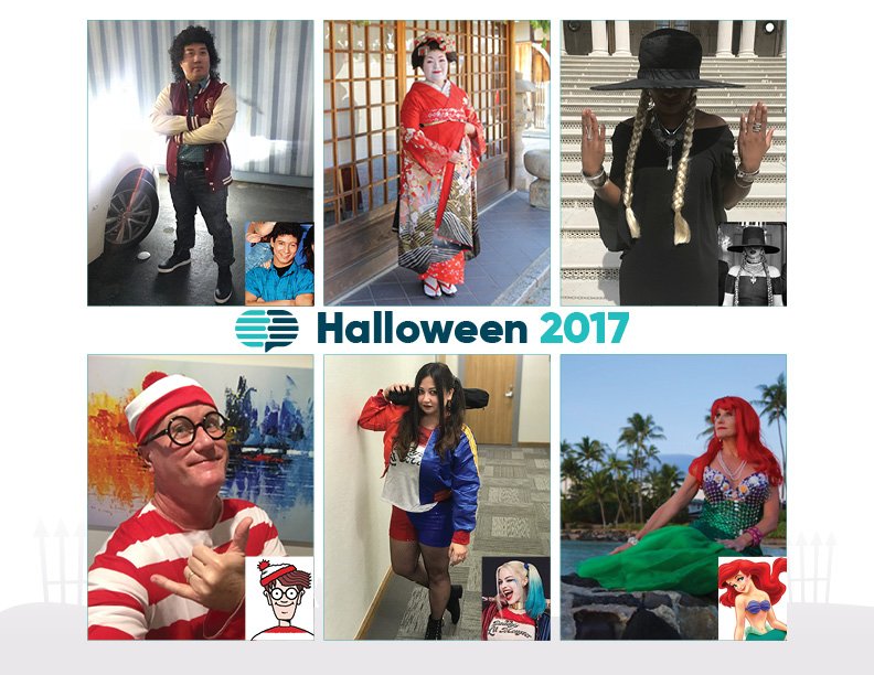 commpac's tweet image. Members of the CommPac team dressed up to celebrate the Halloween spirit. Wishing you a fun and safe Halloween!