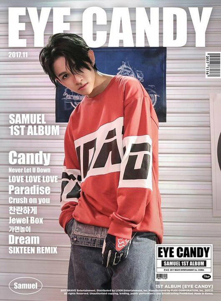 KIMSAMUEL_INTL's tweet photo. [INFO] 171101 🕊 track list for Samuel’s first full length album Eye Candy ! 
#김사무엘 #kimsamuel https://t.co/nl8dYgqTgx
