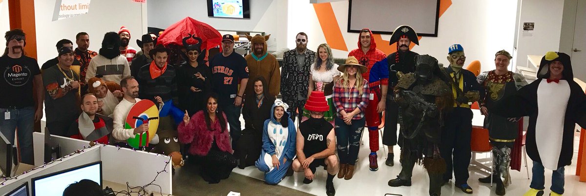 magento_ux's tweet photo. #HappyHalloween from #MagentoATX! #realmagento #austintech #Halloween https://t.co/LK296W2Z7q