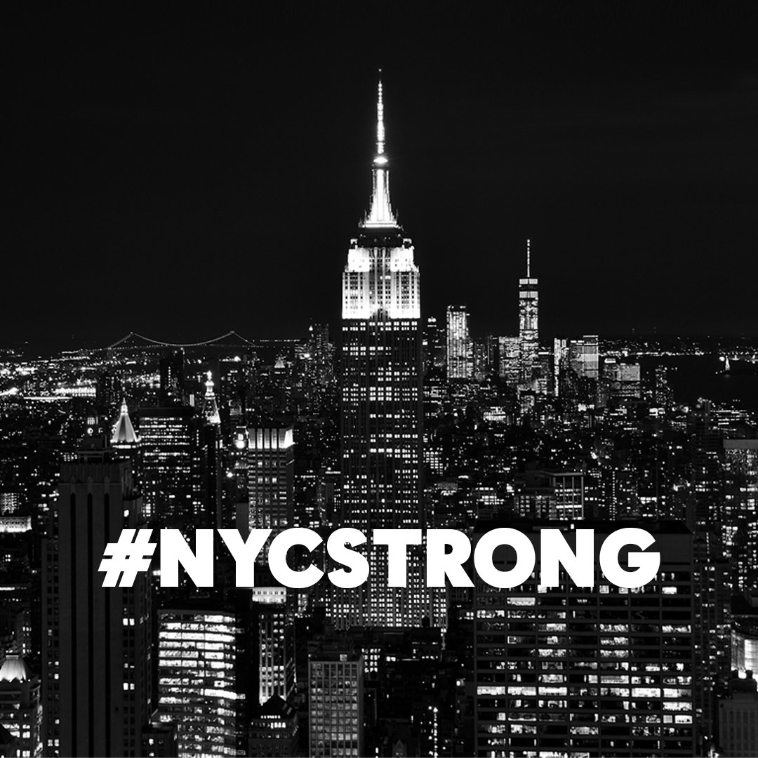 Tonight, our thoughts are with those who lost their lives &amp; loved ones to this terrible tragedy. #NYCstrong today &amp; every day