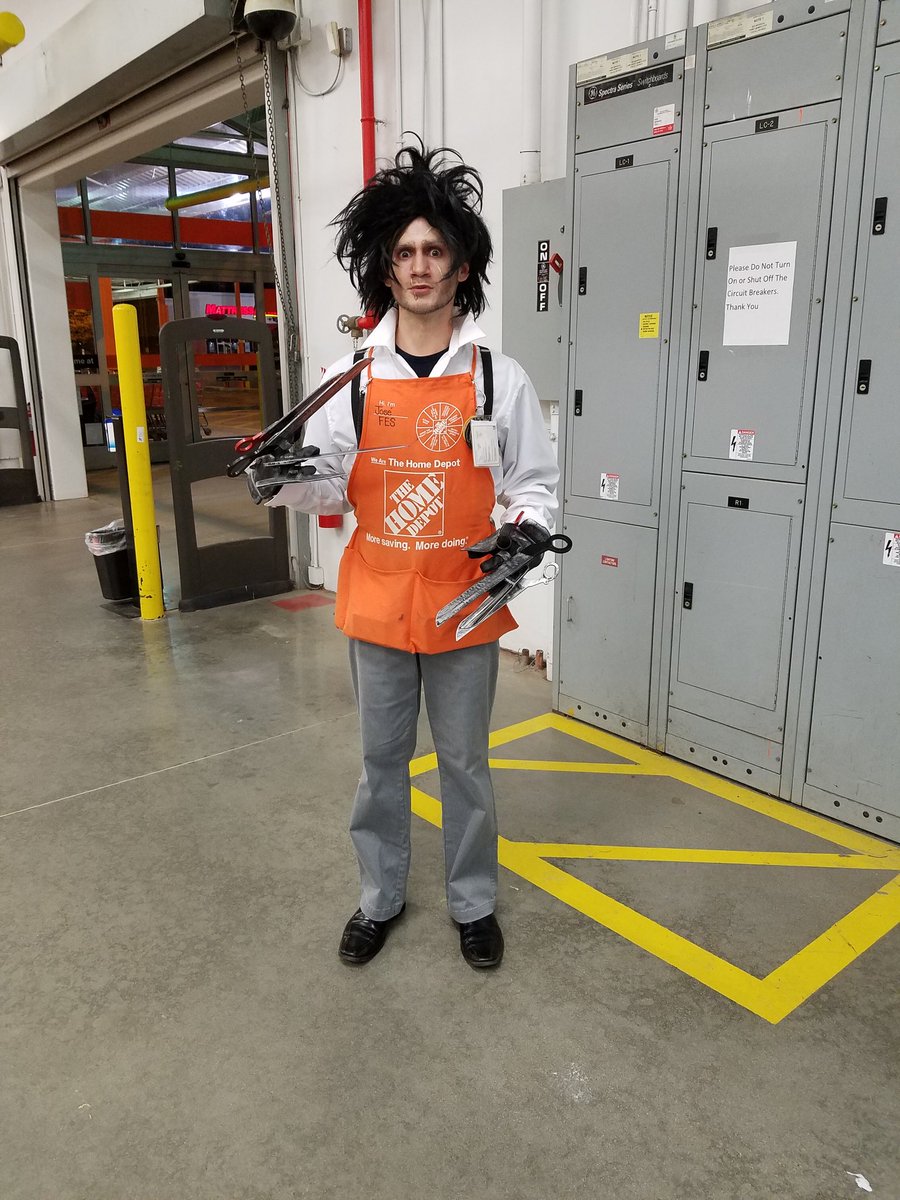 Halloween st the Chicopee Home Depot