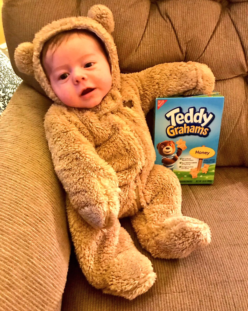 GrahamTNichols's tweet photo. Get it? My name is Graham, and I’m in a Teddy Bear costume. If you don’t get it, you just don’t get it #HappyHalloween #GrahamThoughts https://t.co/83OJxuPt8V
