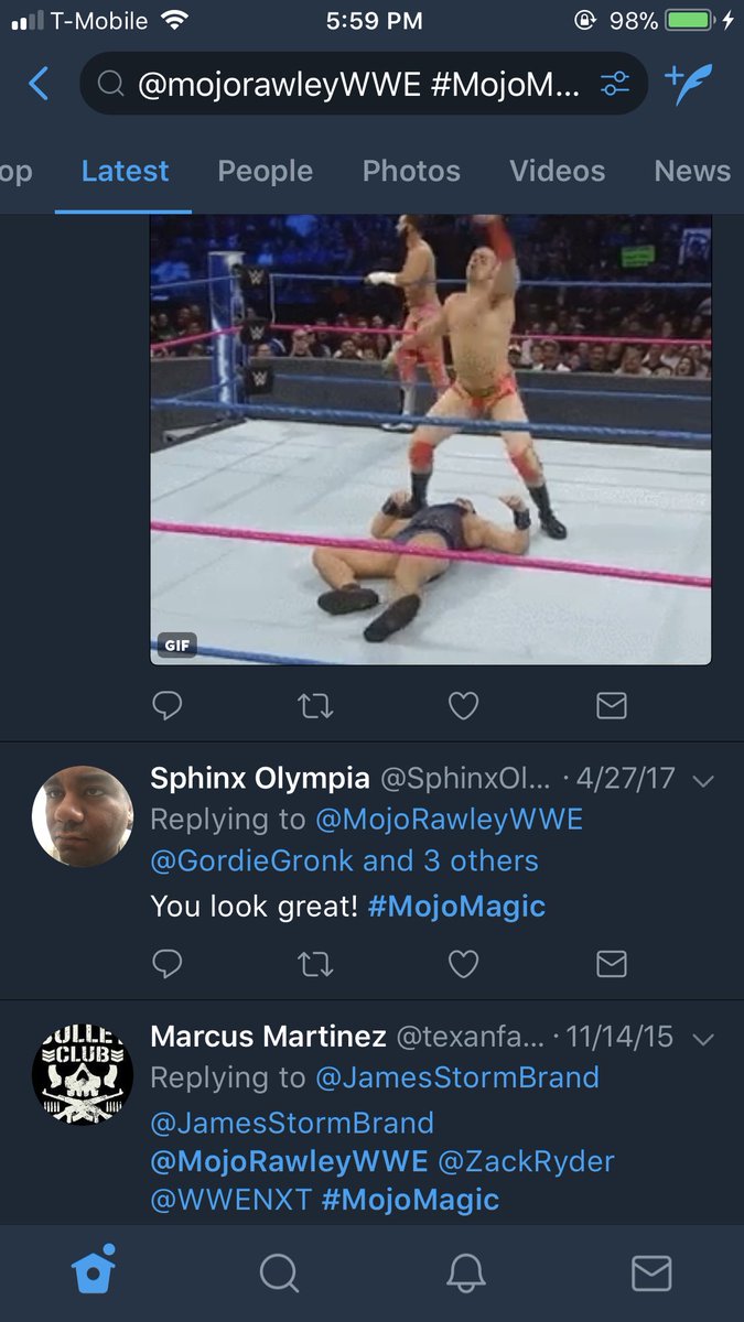SphinxOlympia's tweet image. Literally me and one other person have used the #MojoMagic for King @MojoRawleyWWE ❤️
