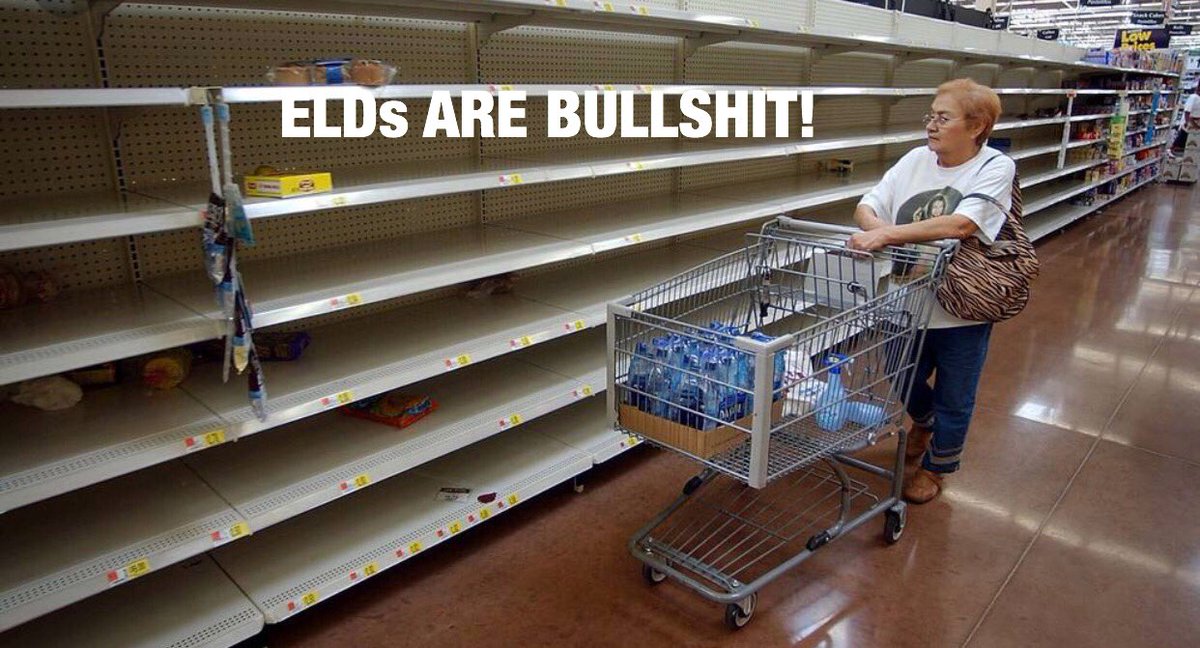 Trucker Matt (@trucker_mfc) on Twitter photo Truckers Vacation 20 Nov until govt begs us to come back. 4 days shelves empty and chaos begins. <a href="/POTUS/">President Donald J. Trump</a> <a href="/SecElaineChao/">Sec. Elaine Chao</a> <a href="/ELD_or_ME/">ELD or ME</a> <a href="/FMCSA/">FMCSA</a> Truckers Vacation 20 Nov until govt begs us to come back. 4 days shelves empty and chaos begins. <a href="/POTUS/">President Donald J. Trump</a> <a href="/SecElaineChao/">Sec. Elaine Chao</a> <a href="/ELD_or_ME/">ELD or ME</a> <a href="/FMCSA/">FMCSA</a>